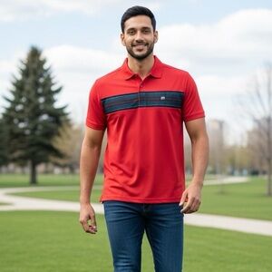 2🍒’s/$36~Travis Mathew Performance Golf Polo